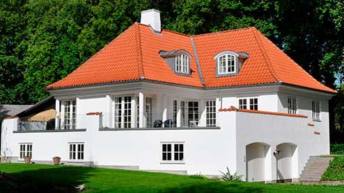 Randers tegl tagsten - nyt tag Frederiksberg